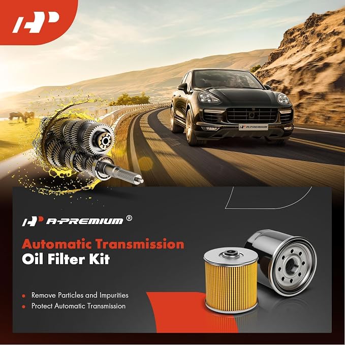 A-Premium 2 x Spin-on Automatic Transmission Fluid Filter, Compatible