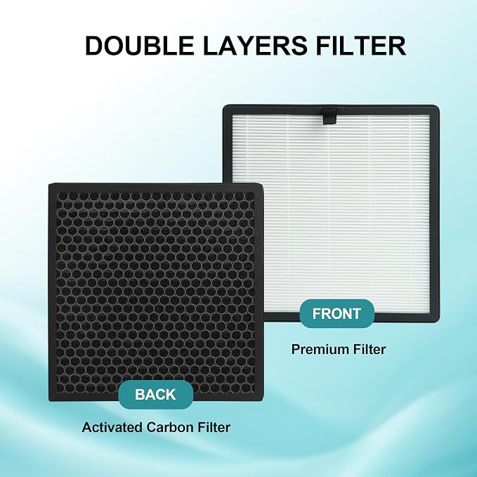 2 Packs Replacement Filter Compatible
