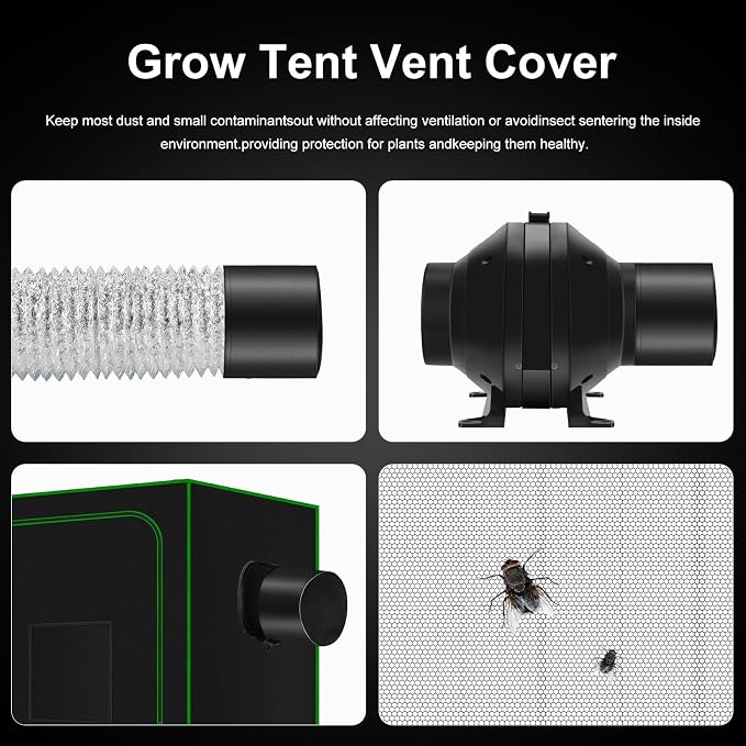 MELONFARM 4 Inch Air Carbon Filter Smelliness Control