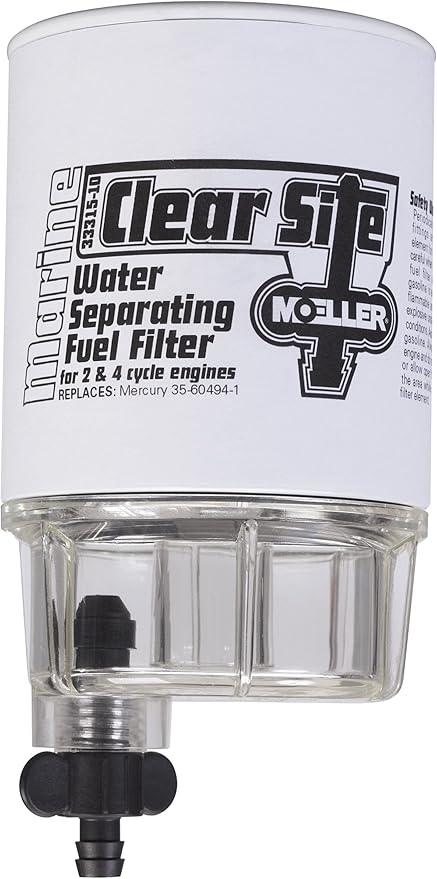 Moeller Clear Site Water Separating Fuel Filter System Replacement Filter and