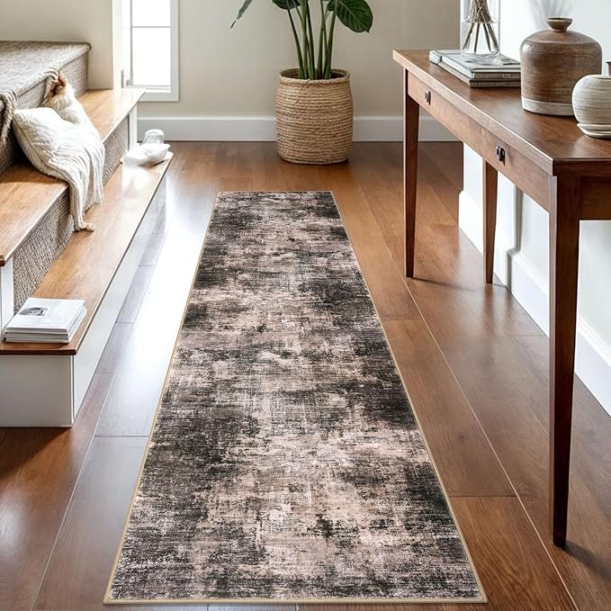 IOHOUZE Abstract Runner Rug 2x8 Ft Washable Runners