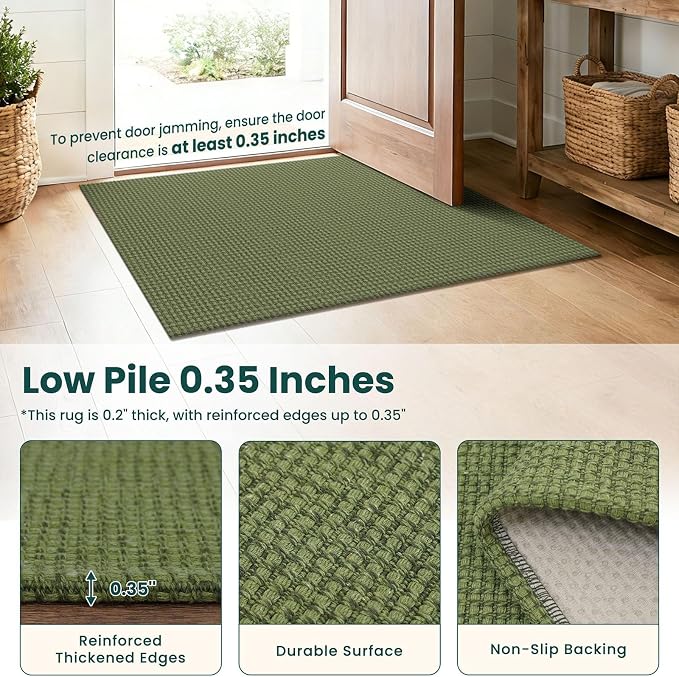 KOZYFLY Braided 2.5'x16' Runners Rugs