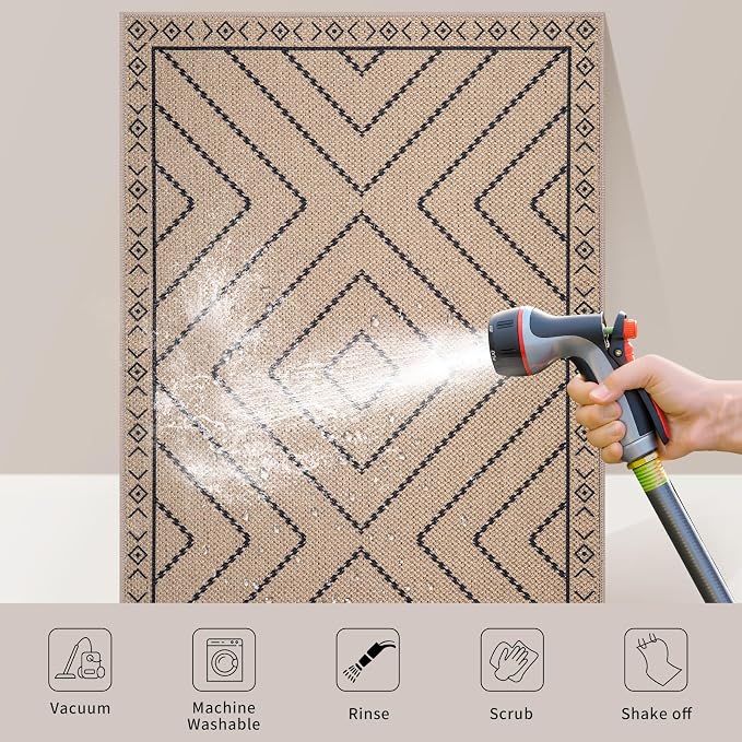 Tangsoo Easy Jute Rug 2x5 Washable Runner