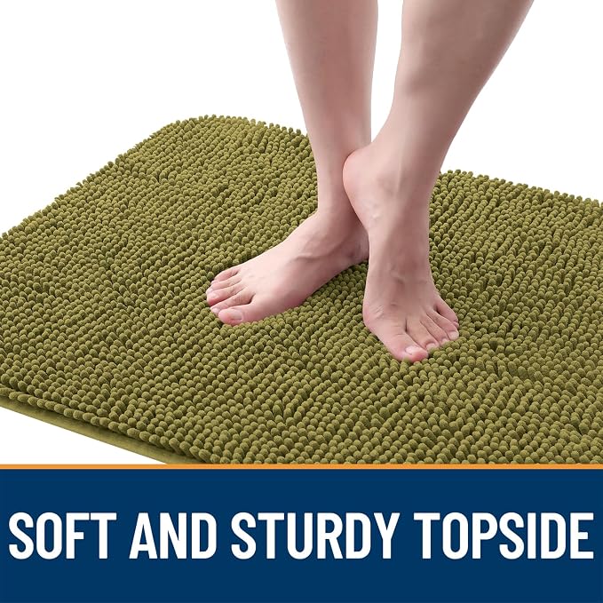 OLANLY Dog Door Mat for Muddy Paws 40x24, Absorbs Moisture and Dirt, Absorbent