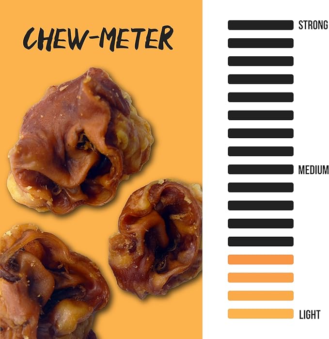 Grillerz Pork Nuggets, 1lb Bag, Single Ingredient, All Natural Pig Ears for Dogs, Dog Chew for Healthy Teeth, High Protein, Easily Digestible, For All Life Stages