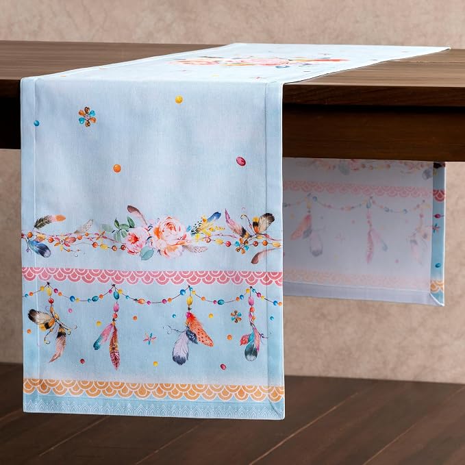 Maison d' Hermine Table Runner 100% Cotton 14.50" x 72" | Table Runners 72