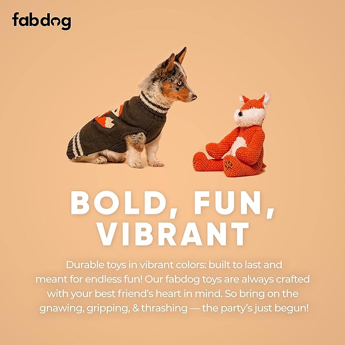 fabdog Floppies Plush Dog Toy - Cute & Durable Squeaky Dog Toys - Best Squeak Toy for Puppies and All Breeds | Ideal Pet Gift| Large Koala