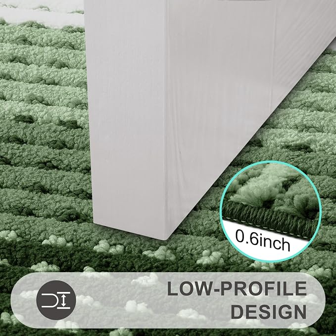 Kitinjoy Indoor Outdoor Door Mat, 47x17 Non-Slip Absorbent Dirt Trapper