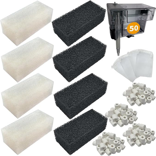 4 Set of Three-Stage Filtration Tank Filter Maintenance Kit, Replacement