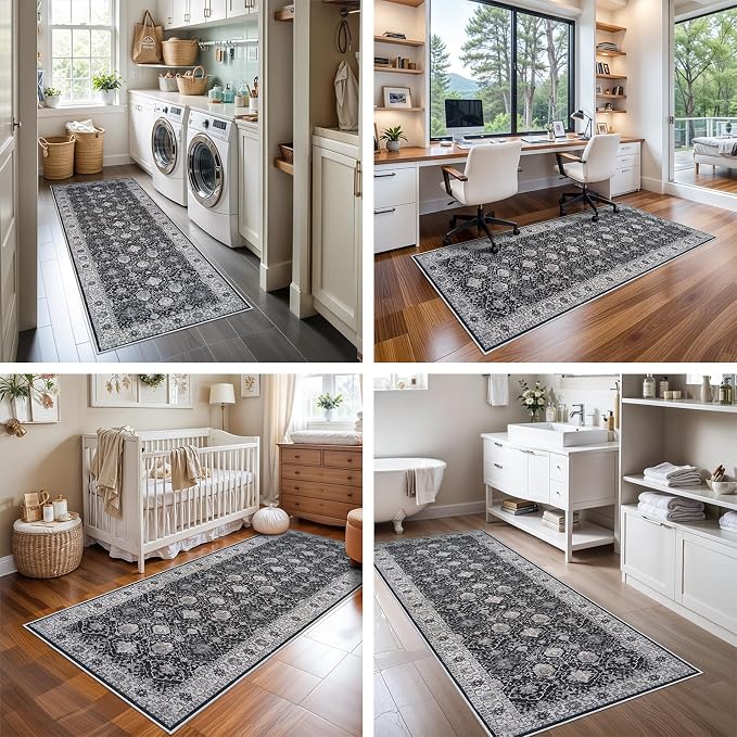 Hallway Washable Runner Rug