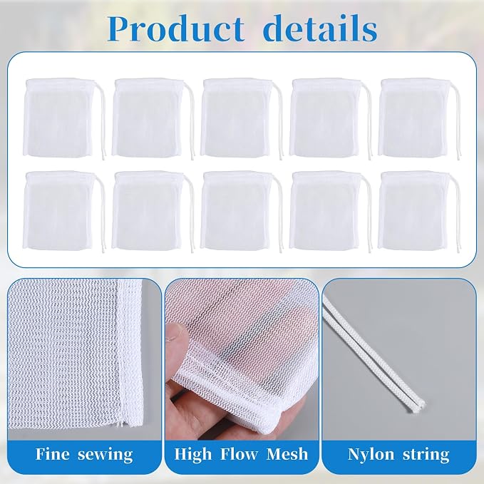 10PCS Aquarium Filter Media Bags