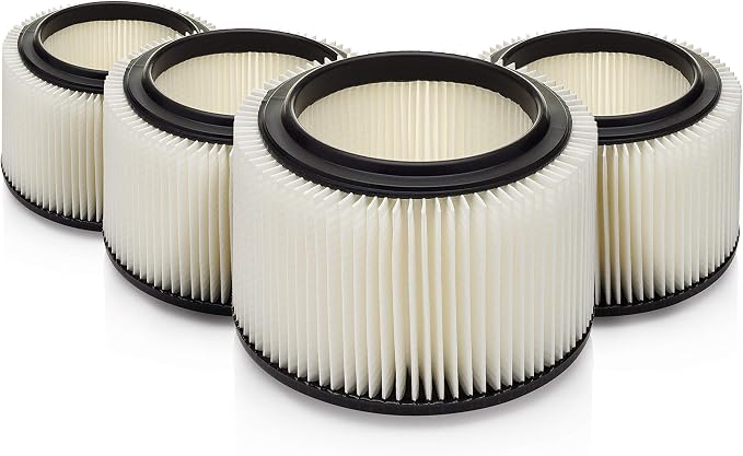 Craftsman 3 & 4 gal. Replacement Filter by Kopach, 4 Pack, Deluxe Fine Particle