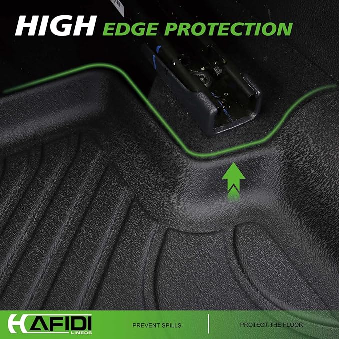 HAFIDI® Floor Mats & Cargo Liner Set Fit for 2025-2026 Mazda CX-50 Hybrid All Weather Protection TPE Anti-Slip Automotive Full Set Floor Liners Custom Mazda CX50 Hybrid Accessories - Black