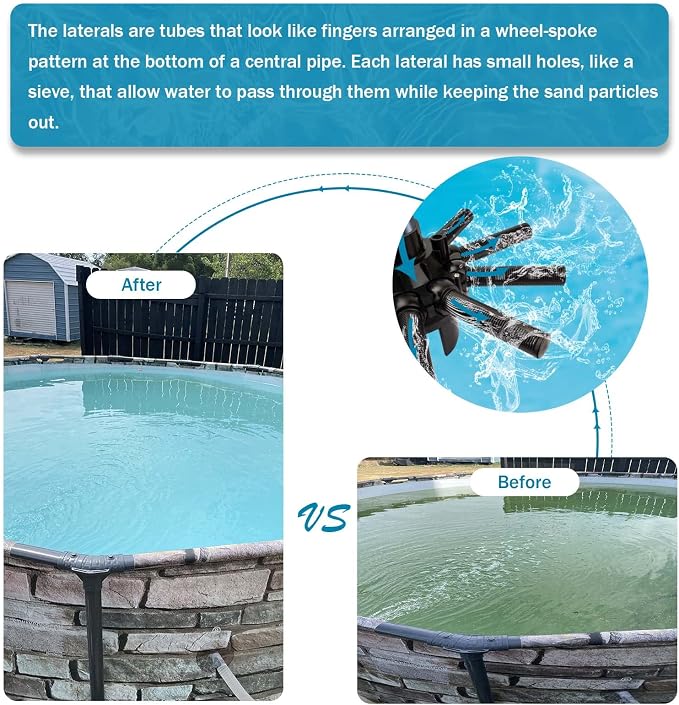 SX180DA Pool Filter Replacement Parts Lateral Assembly