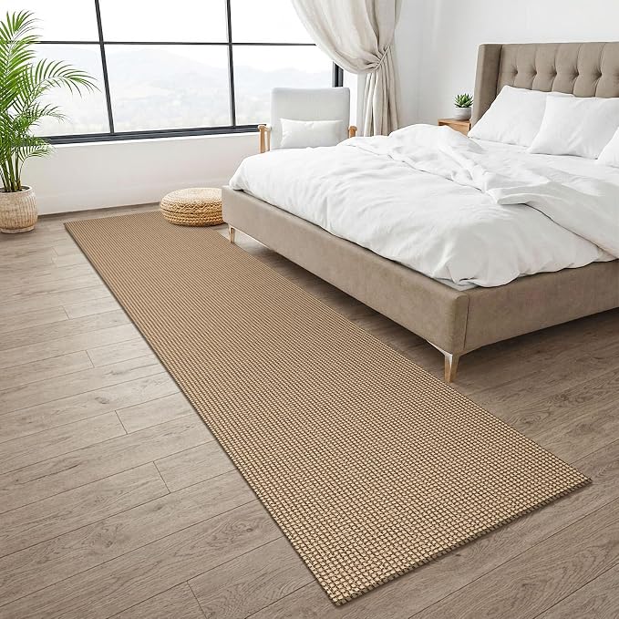 KOZYFLY Runners Rugs for Hallway 2x10, Washable Runner Rug, Woven Non Slip