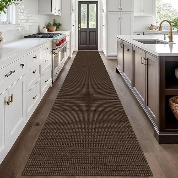 IOHOUZE Washable Exrea Long Hallway Runner Rug 3x20 Non Slip Rubber Backed
