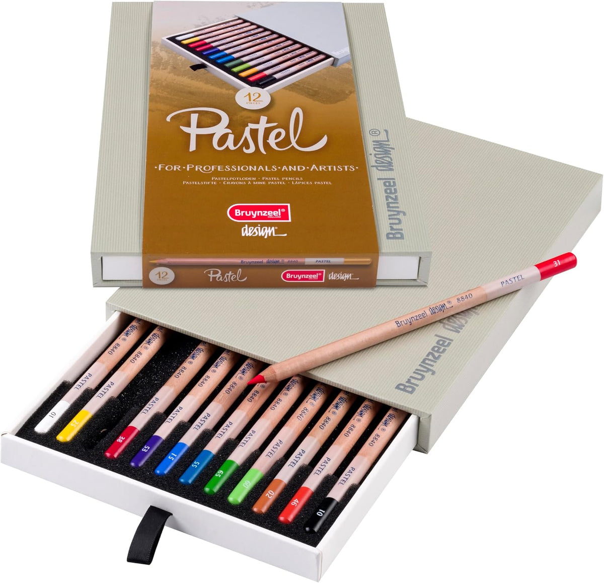 ターレンスジャパン(Talens Japan) Bruynzeel 12 Colors Set of 12 Pastel Pencils