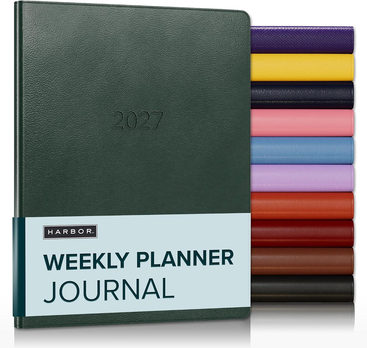 Harbor Weekly Journal Notebook Planner 2027 Leida Pine