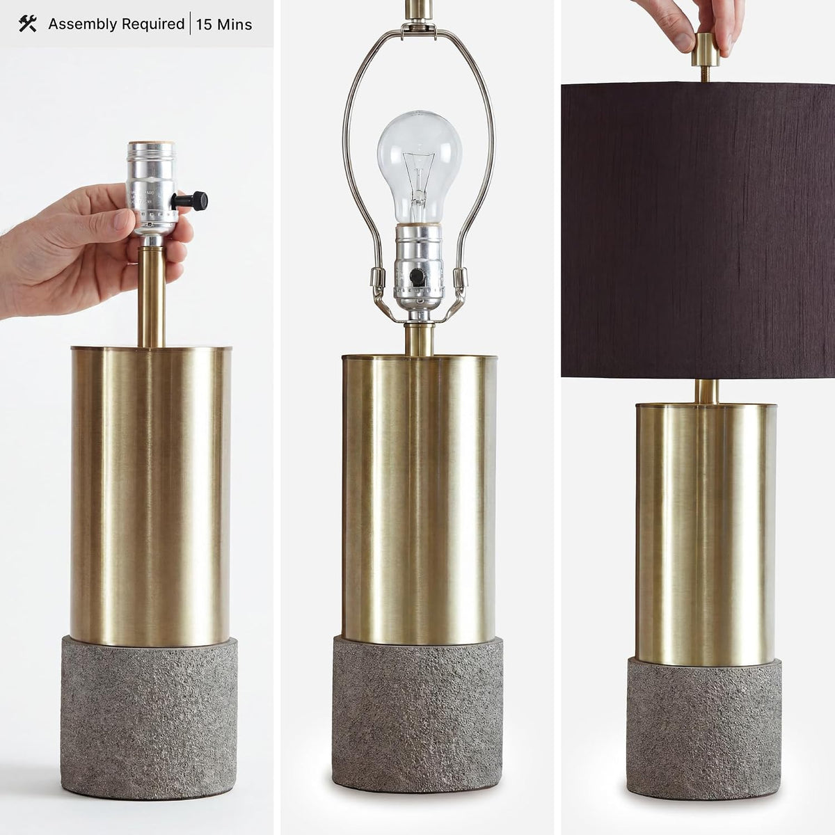 Signature Design by Ashley Jacek Contemporary Table Lamp Set of 2