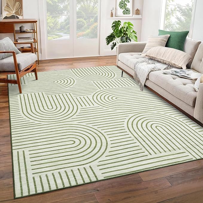 ROYHOME Washable Rug 6x9 Area Rugs