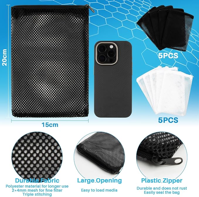 MAQIHAN 10pcs Aquarium Filter Media Bags