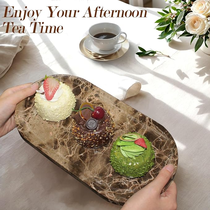 Genuine Real Natural Marble Tray