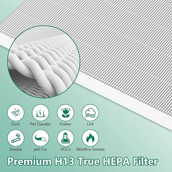 4 Pack C545 True HEPA Replacement Filter S Compatible