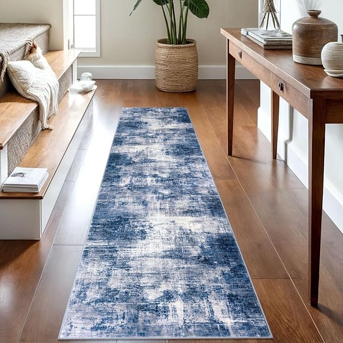 IOHOUZE Abstract Runner Rug 2x8 Ft Washable Runners