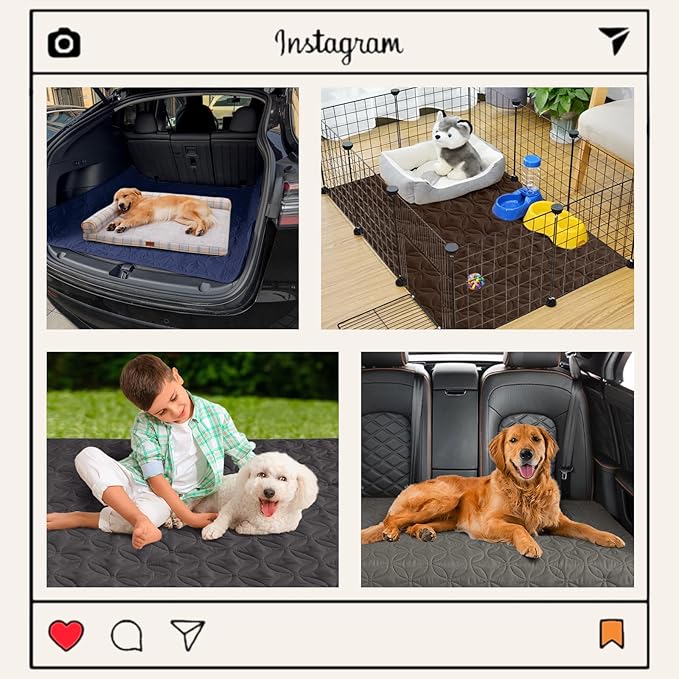 BESTSWEETIE 2024 Newest Couch Cover for Dogs Washable, Couch Protector, 100% Waterproof Dog Bed Cover, Anti-Slip Sofa Covers Washable (30x70 inch, Navy)