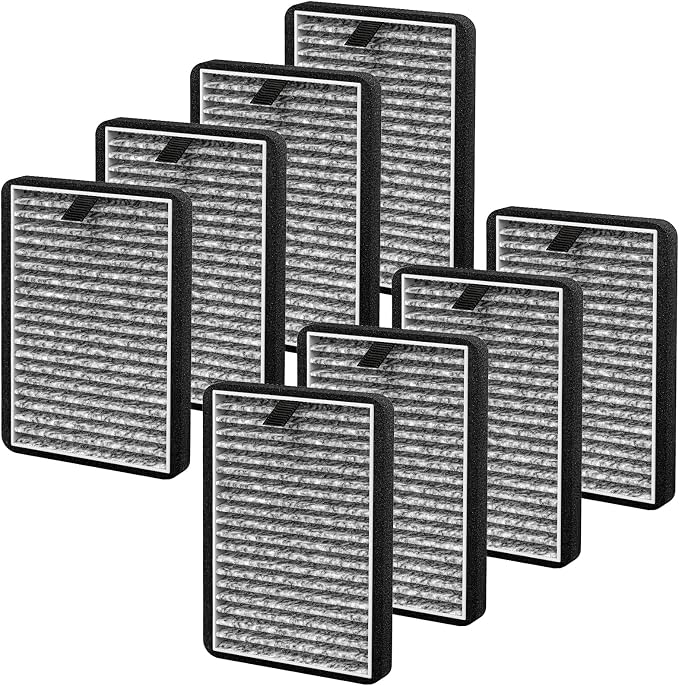 8 Pack DSTx HEPA + Carbon Filters Replacement Compatible