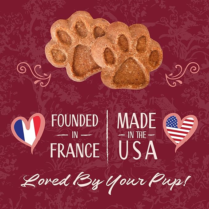 L'artisan Canine Barkerie Biscuits | Crunchy Dog Treats | French Recipes | Made in the USA | 8oz (Turkey)