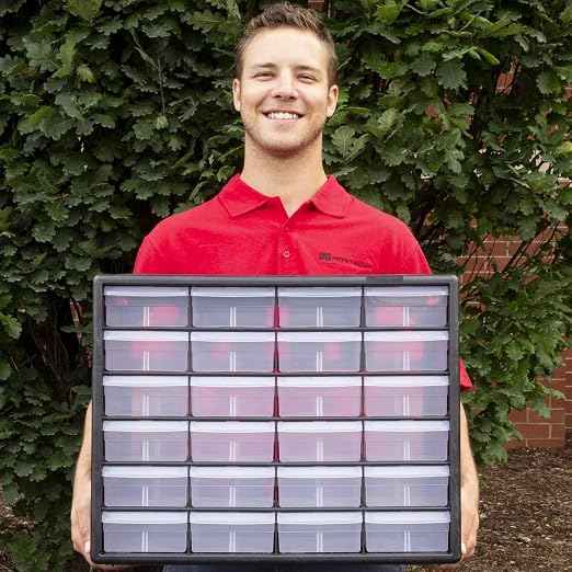 Akro-Mils 24-Drawer Plastic Drawer Storage Cabinet