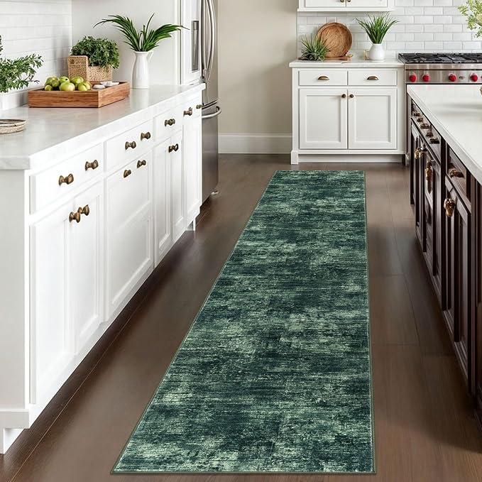 IOHOUZE Abstract Runner Rug 2x10 Ft Washable Runners