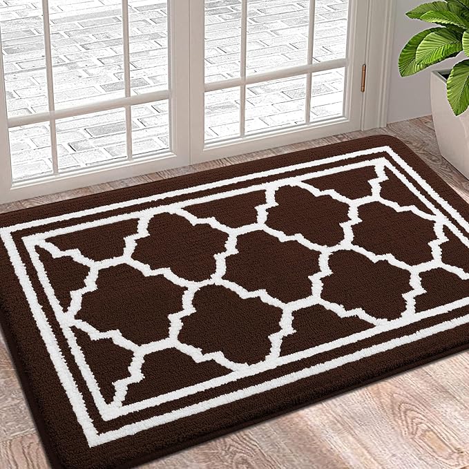 Buganda Indoor Door Mat, Dirt-Resistant and Absorbent Doormat, Low Profile