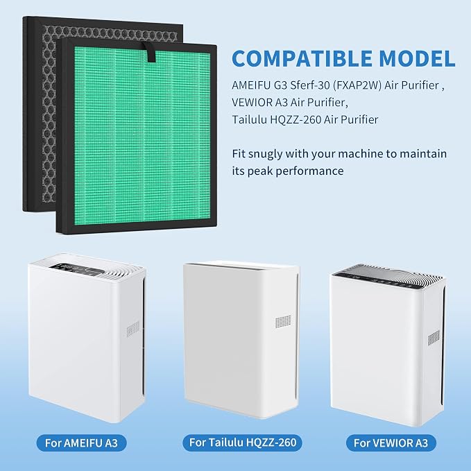 2 Packs G3 Replacement Filter Compatible