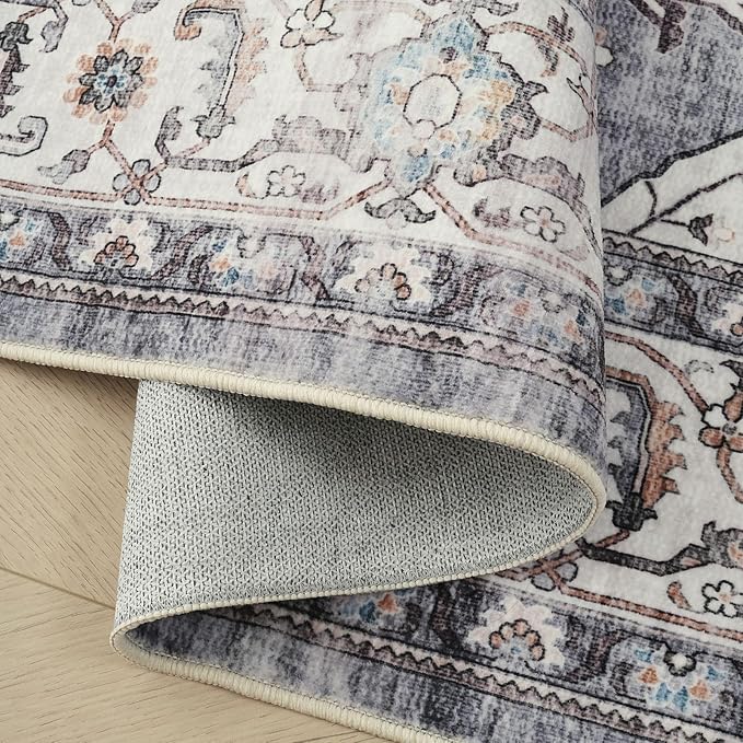 Rugcomf Vintage Medallion Rugs for Entryway 2'x3'