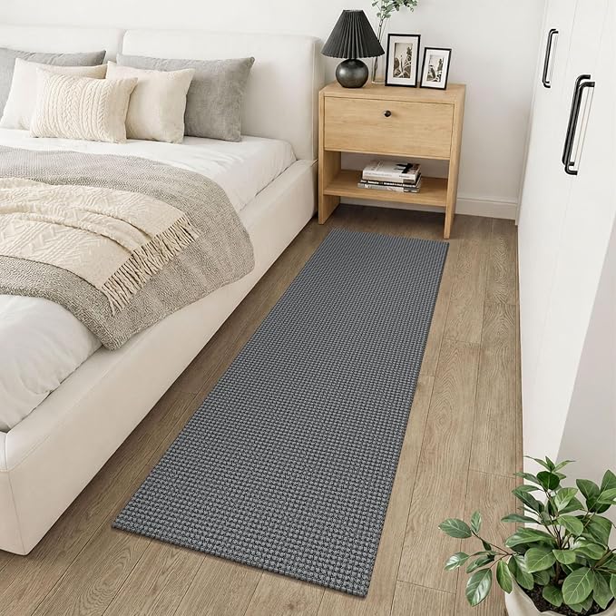 KOZYFLY Runners for Hallways 2x6 ft Washable Kitchen Runner Non Slip Rubber