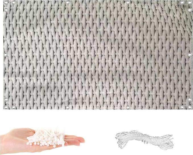 Balcony Privacy Screen 9.8' x 26.2' Durable and UV Resistant Outdoor Privacy