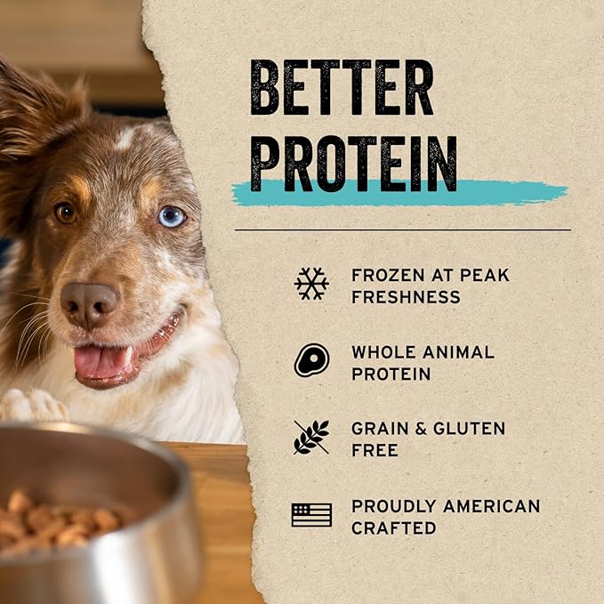 Vital Essentials Freeze-Dried Raw Protein Mix-in Dog Food Topper, Rabbit Mini Nibs Topper for Dogs, 18 oz