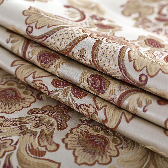 Luxury Vintage Table Runner Embroidery Jacquard Fabric