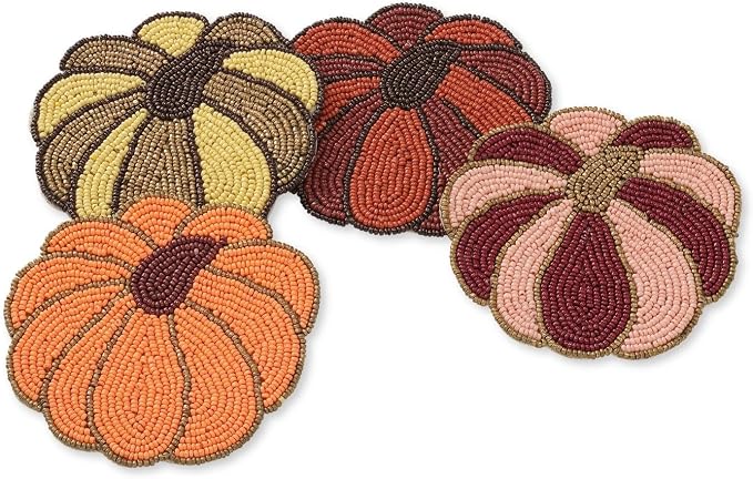 Folkulture Cute Fall Coasters Set of 4
