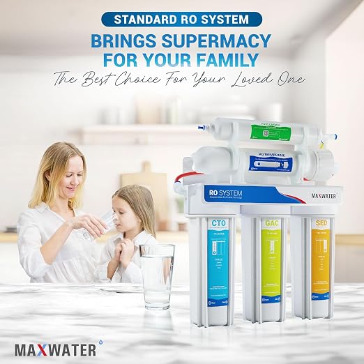 Max Water 5 Stage 100 GPD RO Standard Water Filtration System
