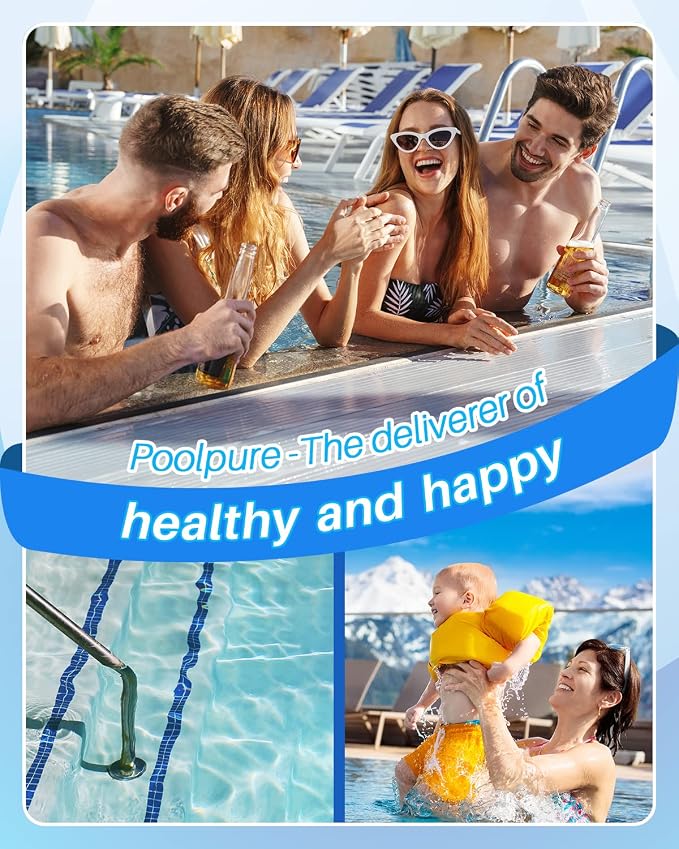 POOLPURE Removable Handle Spa Filter Replaces PJW60TL-OT-F2S, Jacuzzi Prem J300
