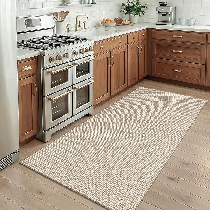 KOZYFLY Rugs for Entryway 3x5 ft Washable Area Rug Non Slip Rubber Backed Entry