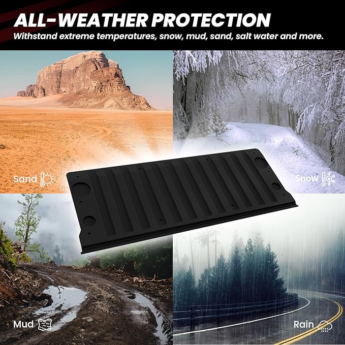 LASFIT Truck Tailgate Mat 2019-2026 for Chevrolet Chevy Silverado & GMC Sierra 1500 (Not Fit Multipro Tailgate), All Weather TPE Tailgate Protector Liner Replacement (Not Fit Drop-in Liners)