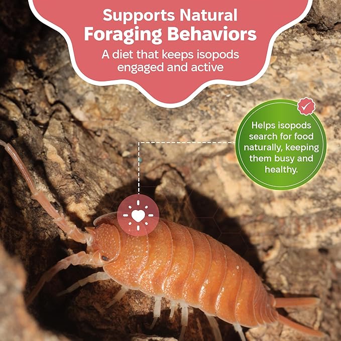Snout and Shell Isopod Food A Bountiful Selection Crafted to Enrich Your Pet's Habitat and Diet (Garden Foraging Blend)