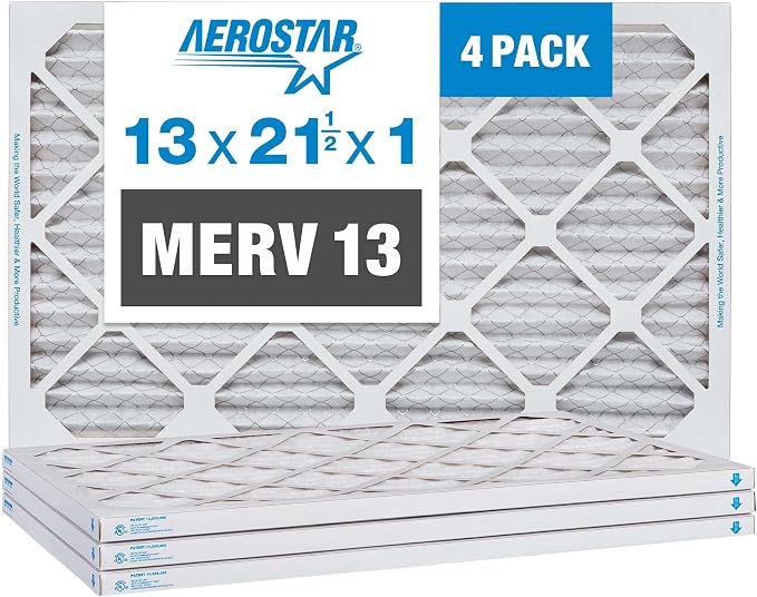 Aerostar 13x21.5x1 Air Filter MERV 13