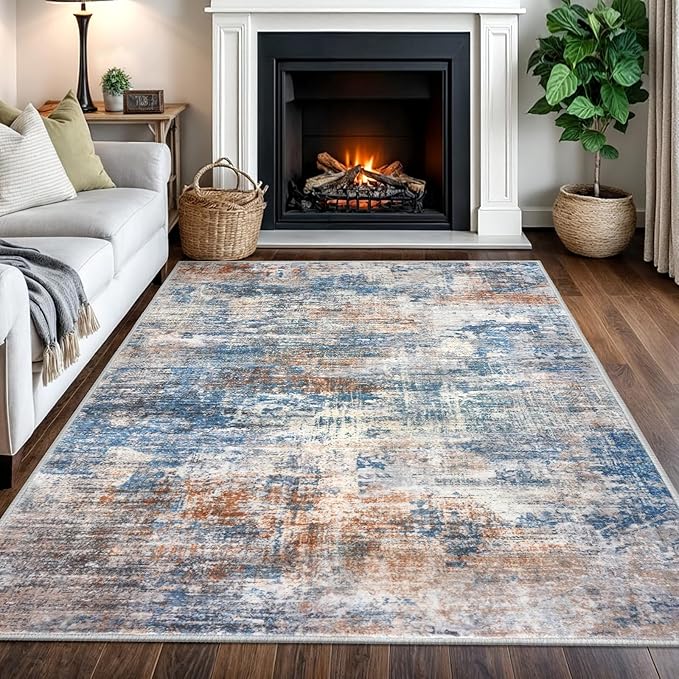 IOHOUZE Abstract Area Rugs 5x7 Ft Washable Rugs
