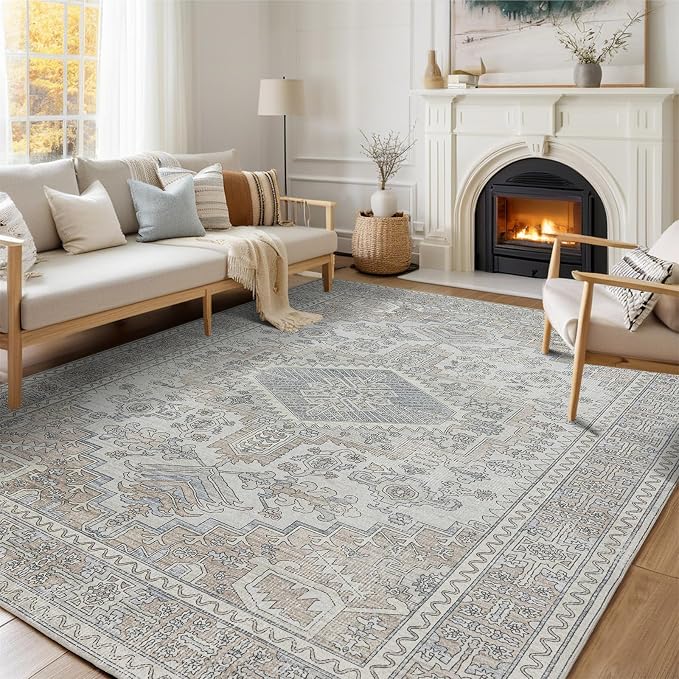 Machine Washable Rugs 6x9 Area Rugs