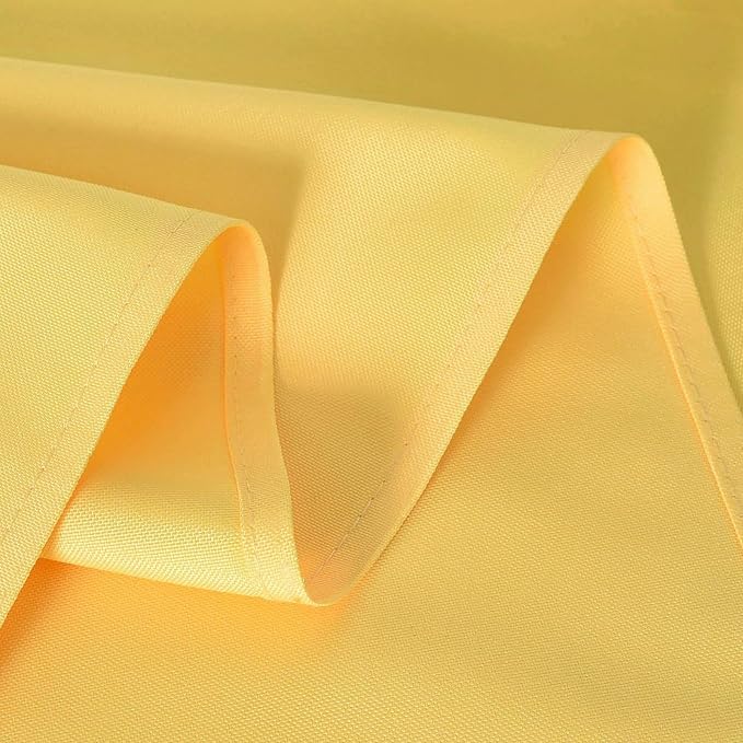 Yellow Table Runner, Waterproof Washable Runners 90 Inches Long | Reusable